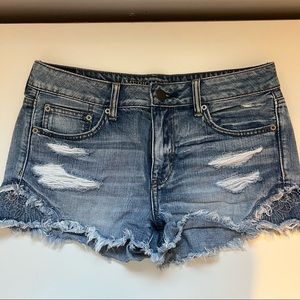 American Eagle Distressed Jean Short